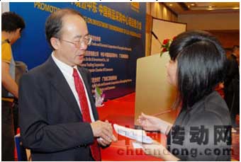 中國貿促會相關部門領導李志學接受媒體采訪