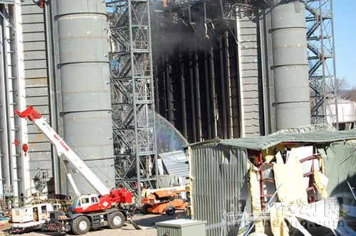 發生爆炸的工廠