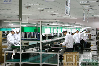 研華昆山工廠生產線