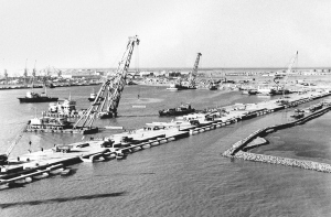 上世紀70年代天津港舊碼頭