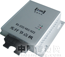 4通道RS-232/485/422單模光纖總線節點機