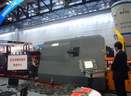 建科機械公司研制的全自動數控箍筋彎曲中心