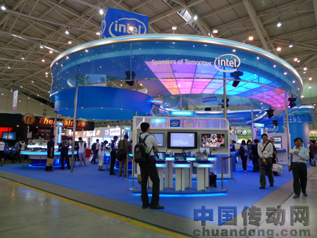 intel展臺
