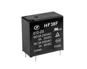 宏發電聲 超小型中功率繼電器HF38F