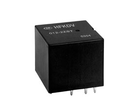 宏發電聲 超靜音型雙汽車繼電器 HFKDV