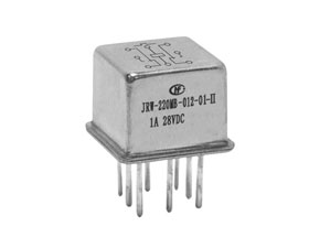 宏發電聲 TO-5兩組轉換觸點密封電磁繼電器 JRW-220MB