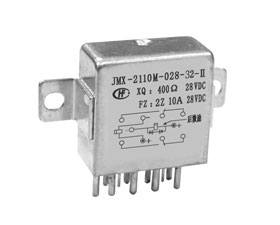 1/2立方英寸有線圈瞬態抑制兩組轉換觸點密封磁保持繼電器 JMX-2110M