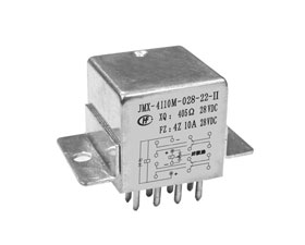 1立方英寸有線圈瞬態抑制四組轉換觸點密封磁保持繼電器JMX-4110M