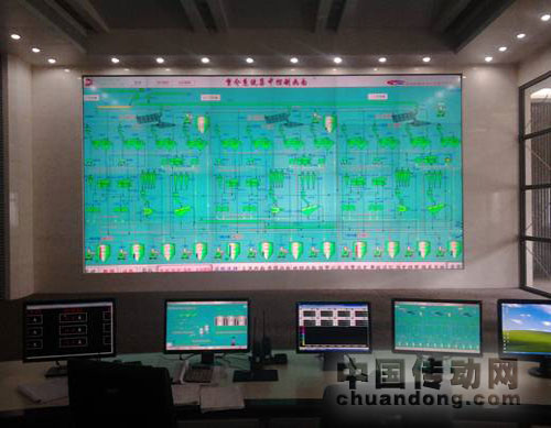 中達電通LED光源大屏幕正式亮相黃陵煤礦