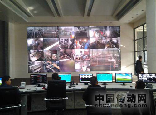 中達電通LED光源大屏幕正式亮相黃陵煤礦