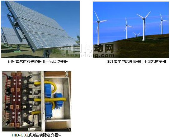 閉環霍爾電流傳感器用于光伏逆變器