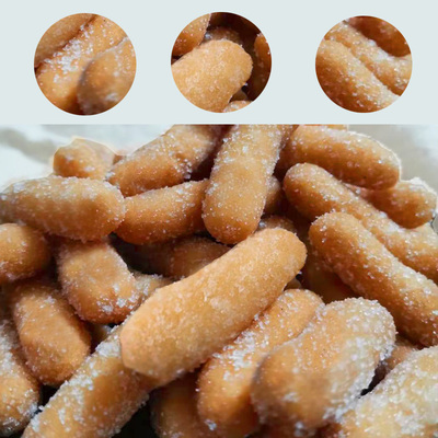 老式江米條雪花條散裝香酥糕點(diǎn)懷舊小吃充饑夜宵休閑食品小零食