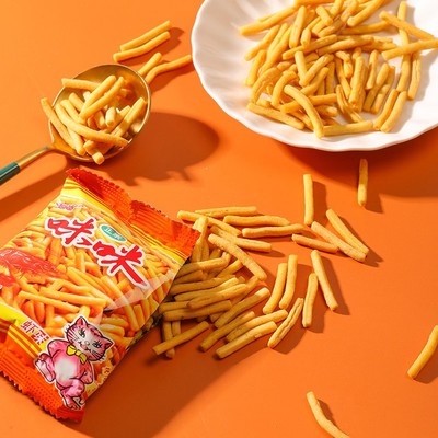 愛尚咪咪蝦條蟹味粒小吃組合裝散裝膨化食品正宗馬來西亞休閑零食